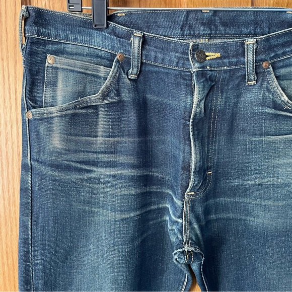 SUPER RARE Lee Riders Japanese Selvedge Taxi Driver Replica Jeans - Size 33 - Picture 2 of 11